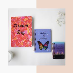 Colourful  Notebooks Combo ( Soft cover, Mini and pocket Notebook )