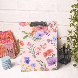 Clipfolio with Notepad - Blossom