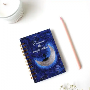 Over the moon Pocket A7 Spiral Notebook
