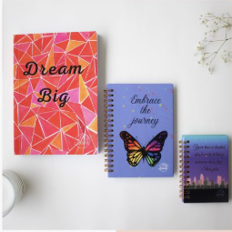 Colourful Notebooks Combo ( Soft cover, Mini and pocket Notebook )