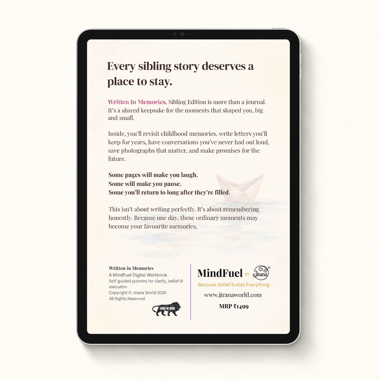 Written In Memories: Sibling Edition – Share Your Story, Strengthen Your Bond - Image 4