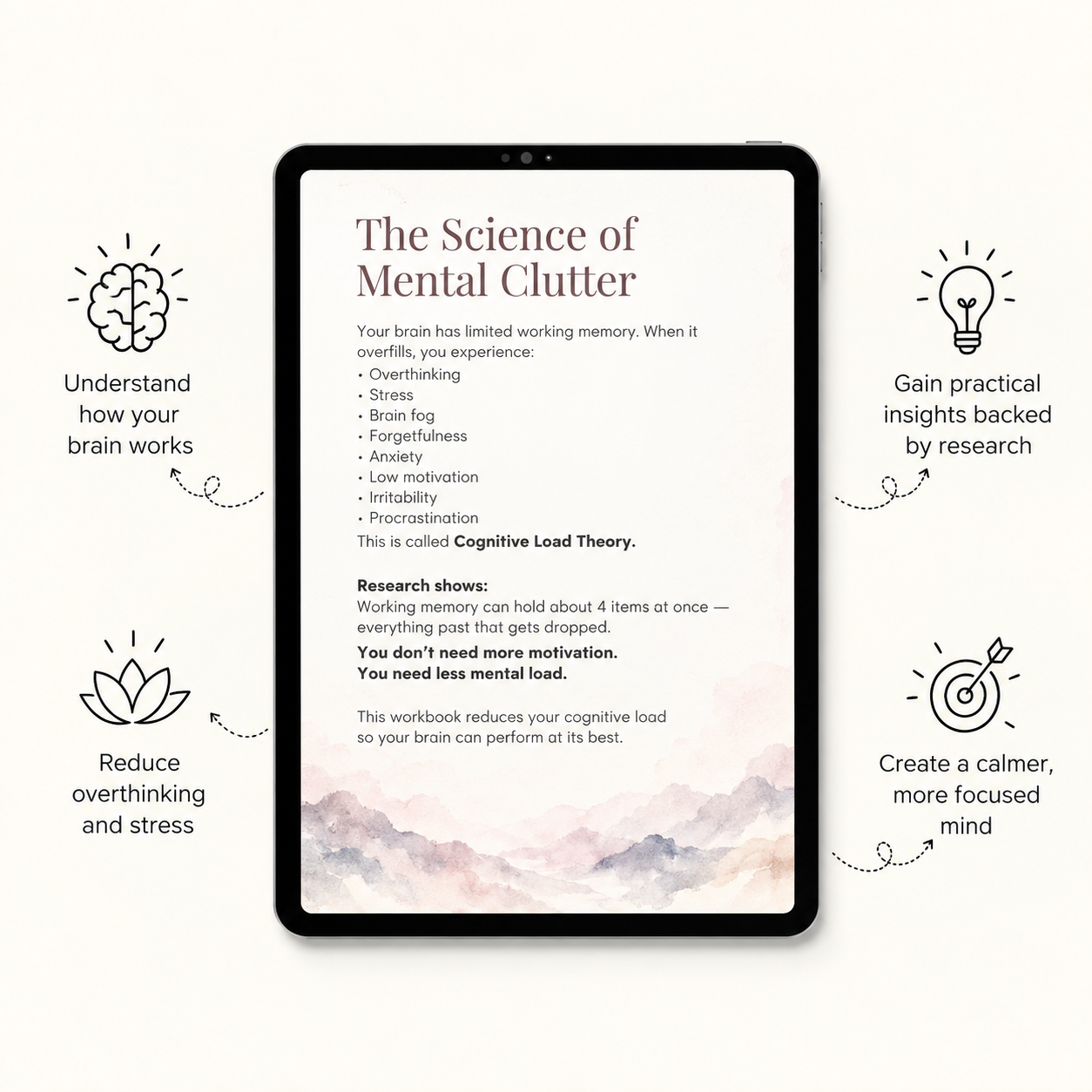 The Mind Declutter Workbook — Simplify Thoughts, Strengthen Focus - Image 3