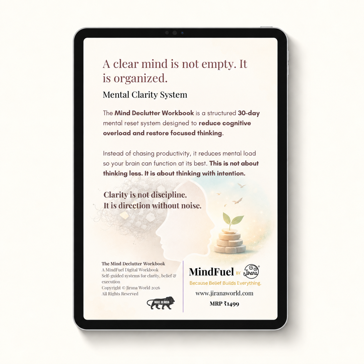 The Mind Declutter Workbook — Simplify Thoughts, Strengthen Focus - Image 4
